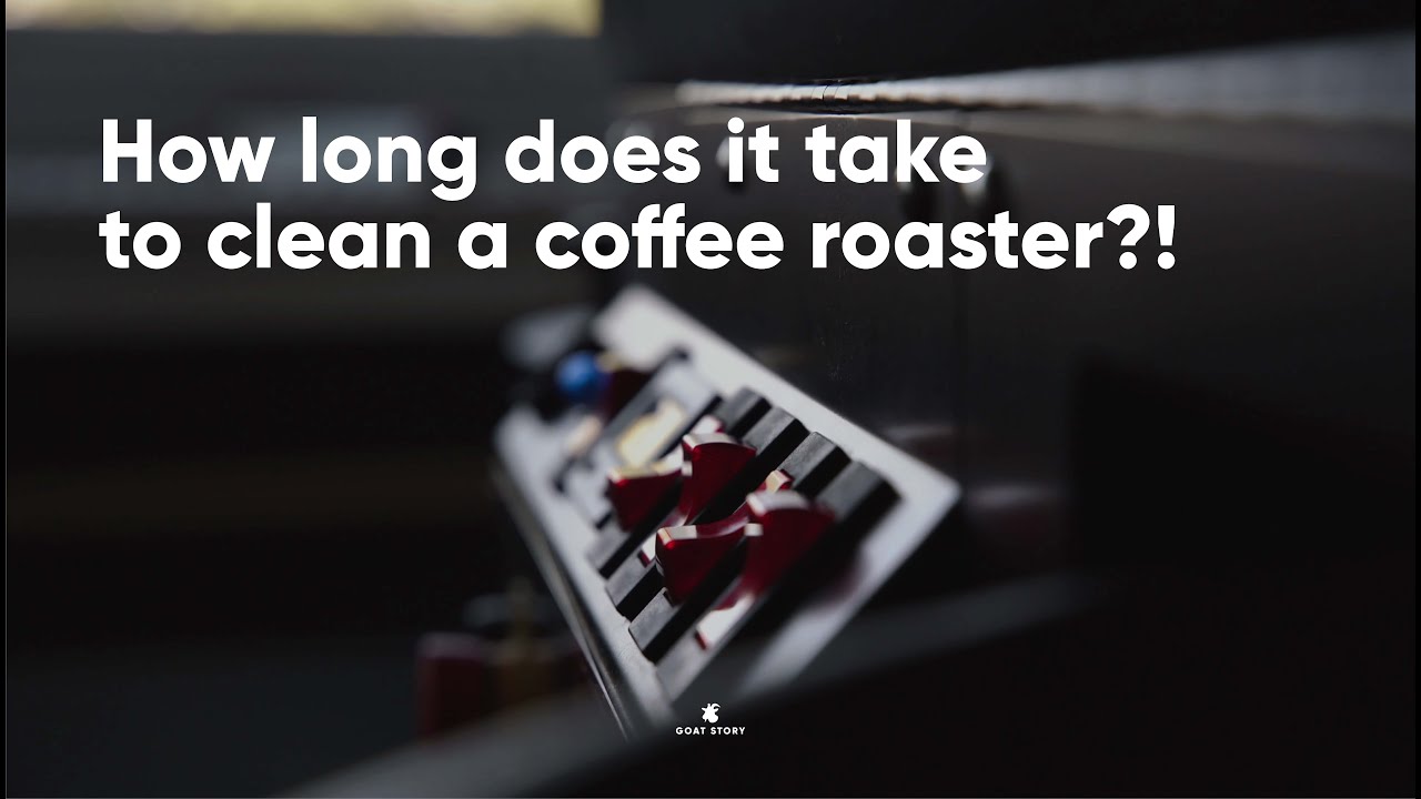 Cleaning the roasting machine
