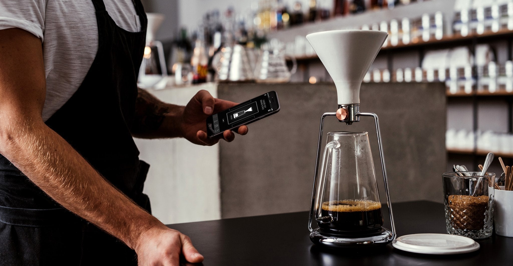 GINA Smart coffee instrument - application