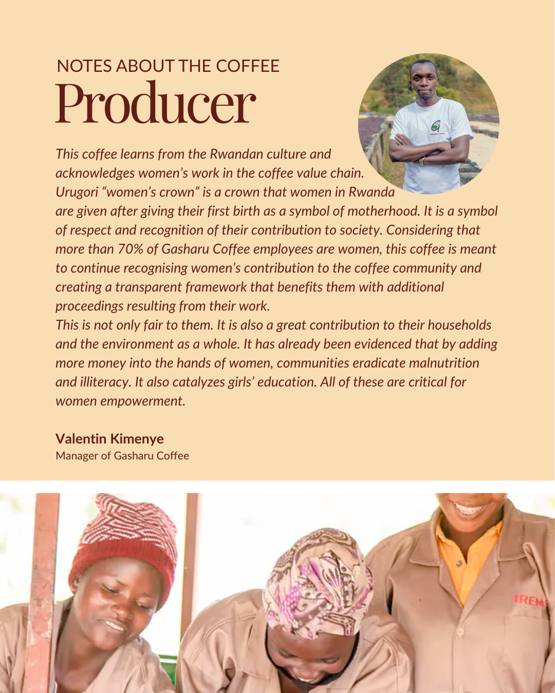 Rwanda Gasharu Rugori | Washed Anaerobic