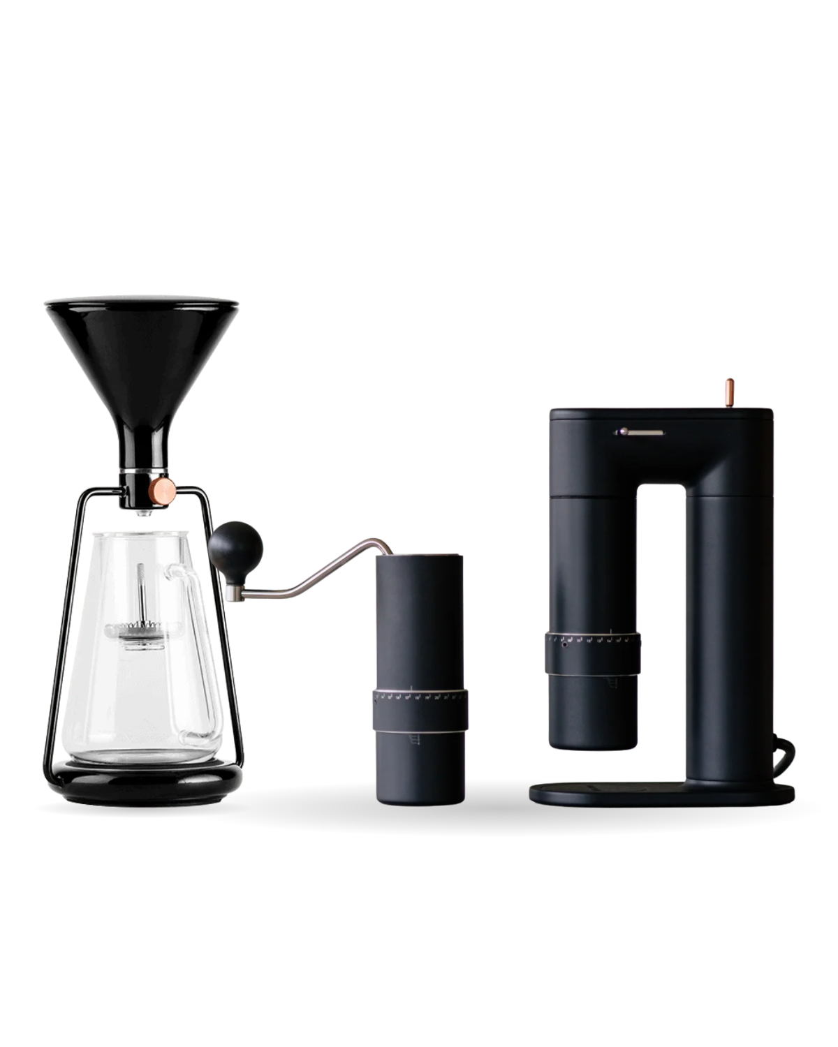 GINA Black with ARCO 2-in-1 grinder