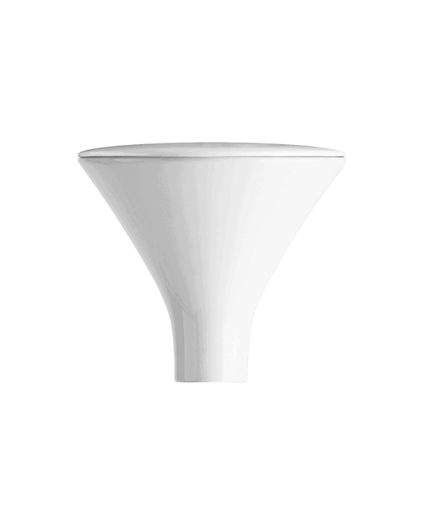 White funnel with cover - GINA spare part by GOAT STORY