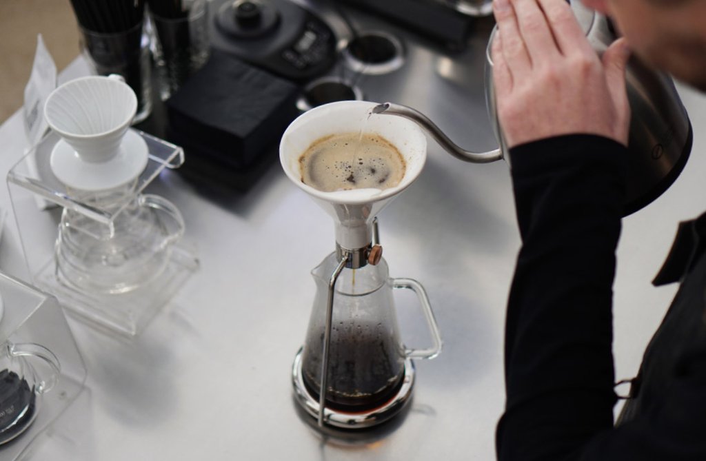Coffee preparation with GINA smart coffee instrument