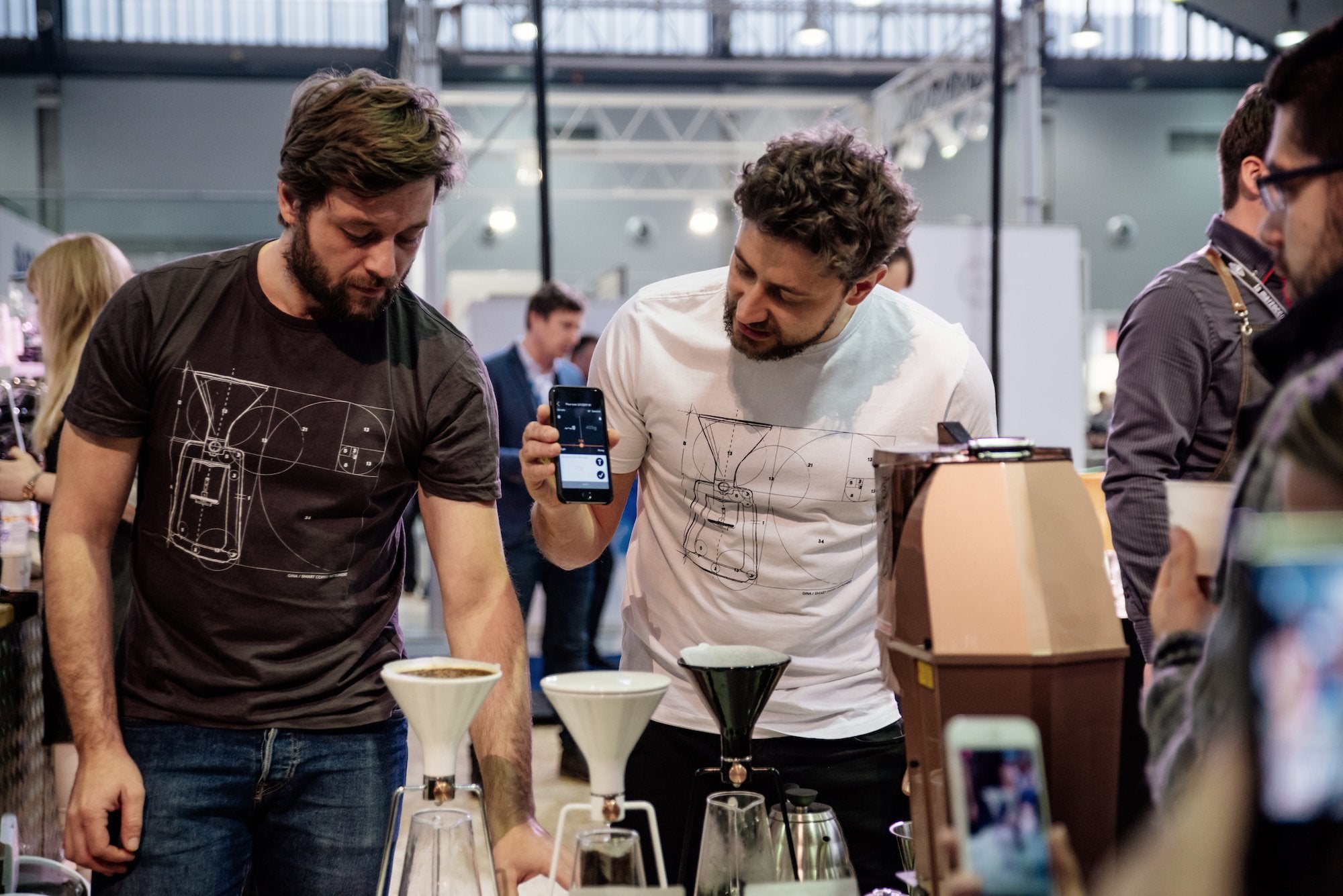 GINA Smart coffee instrument at Ljubljana coffee festival