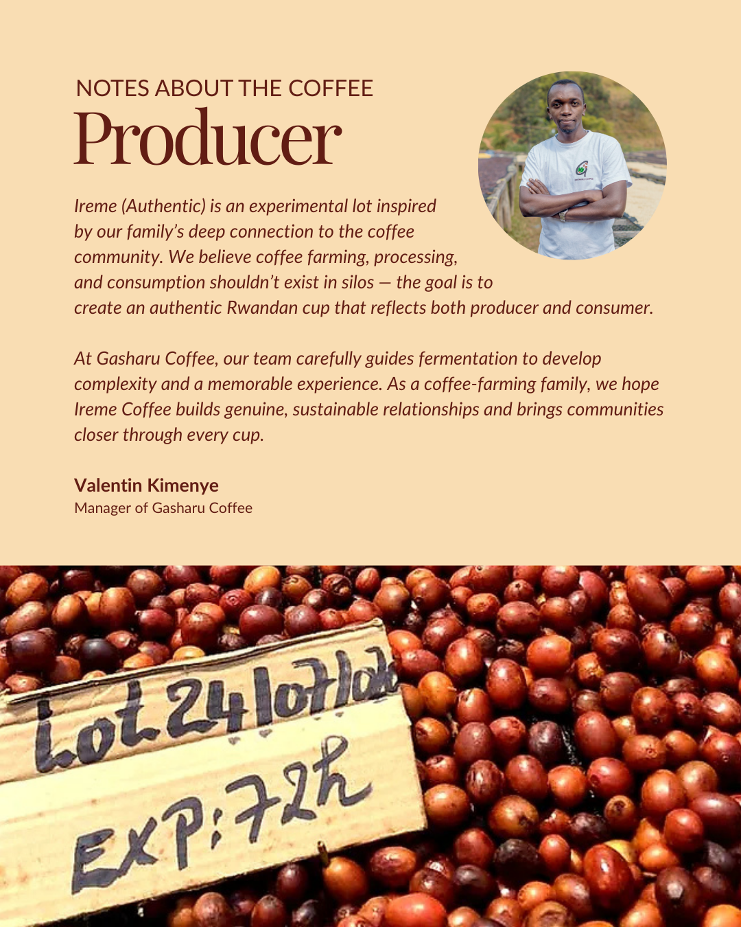 Rwanda Gasharu Ireme | Natural Anaerobic