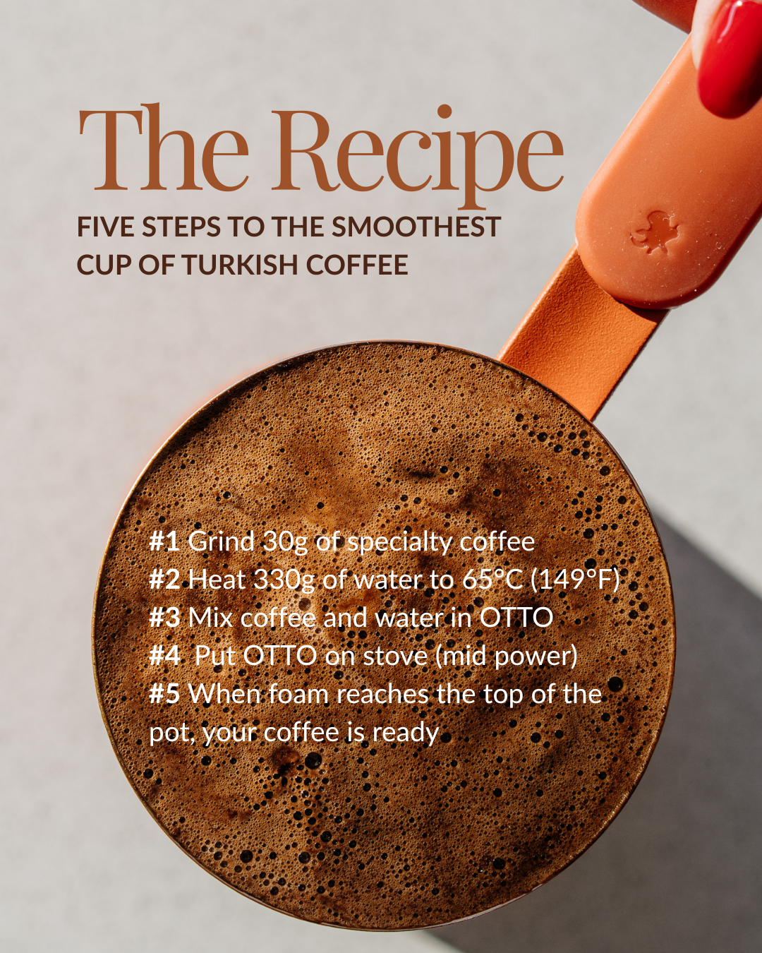 OTTO: Modern Turkish coffee pot