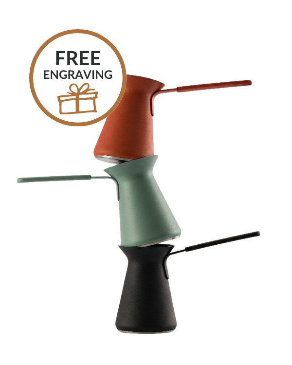 OTTO: Modern Turkish coffee pot with FREE engraving