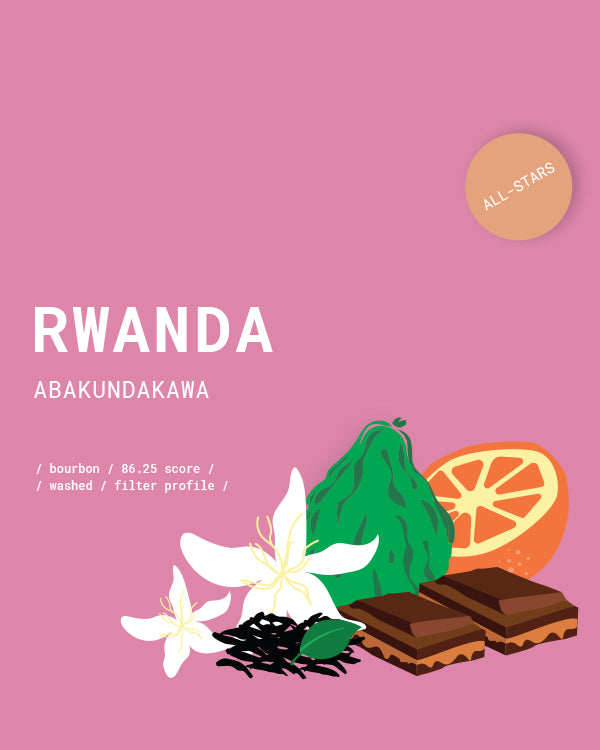 Rwanda Abakundakawa Washed