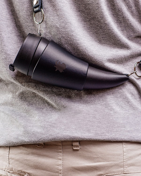 Coffee mug with holder - perfect for active people - use as a bag